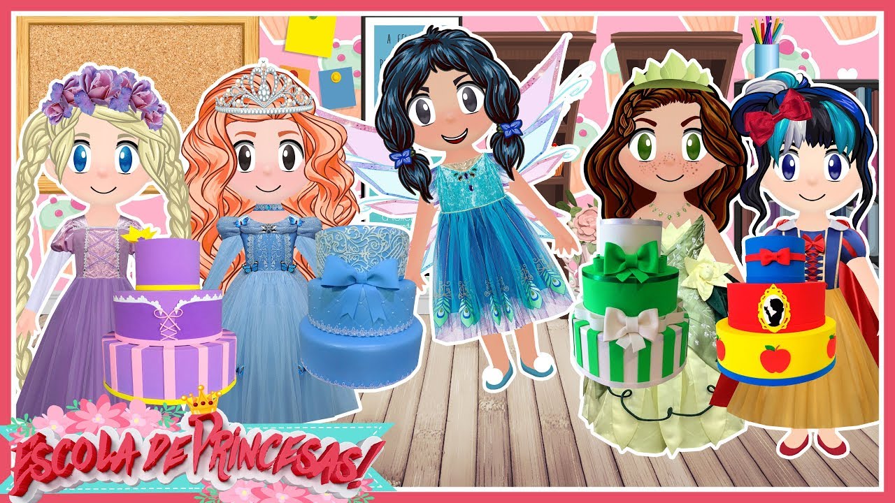 Escola de Princesas - A Aula de Culinária da Professora Tinki!