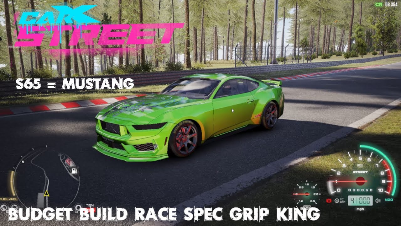 CARX STREET - BEST BUDGET RWD? S65 = MUSTANG GRIP MONSTER - FULL BUILD AND TUNE + SUNSET ALLY SPRINT
