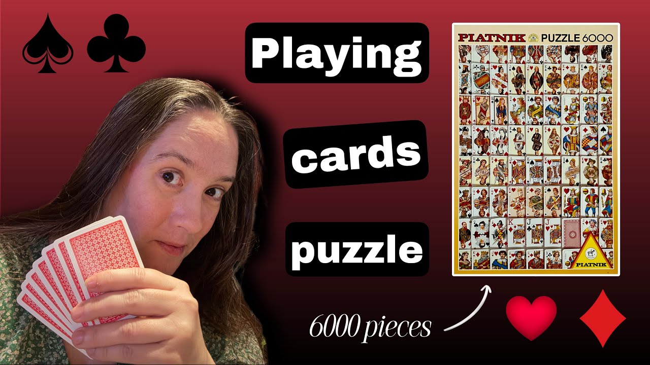 Building the most insane 6000 piece puzzle! Playing Cards - Piatnik, part 1