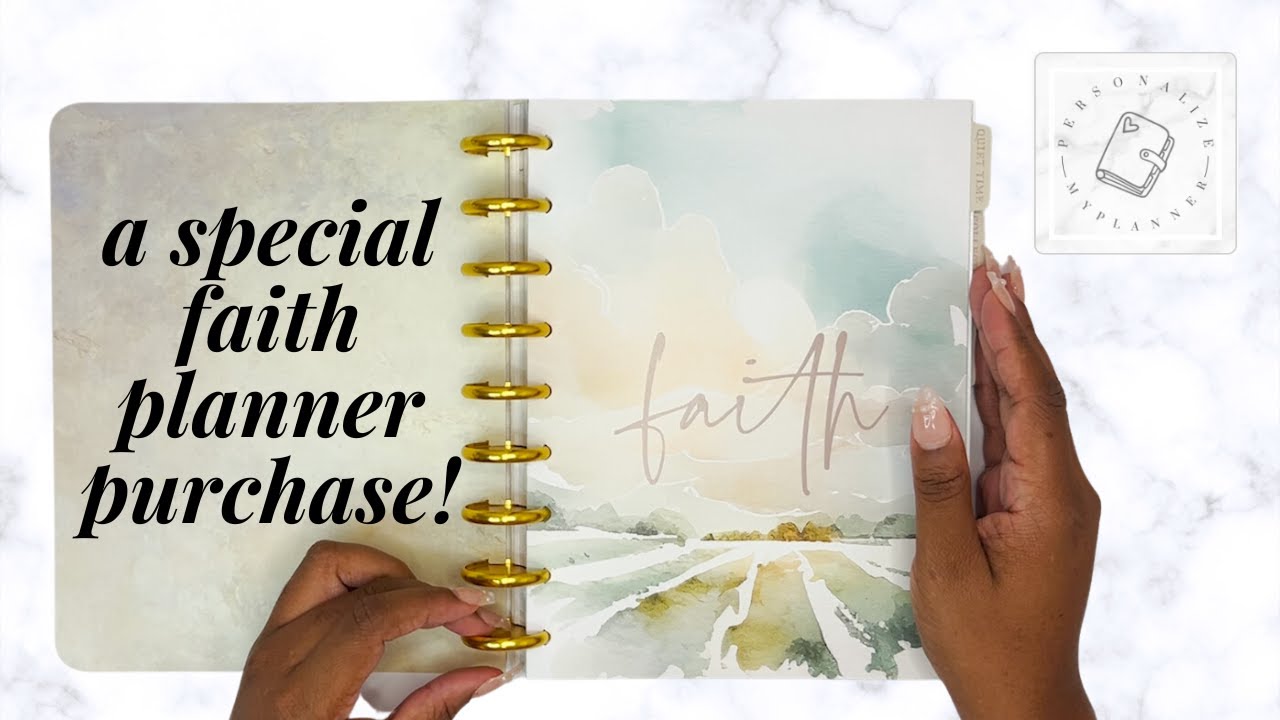 a special 2024 faith planner purchase! | @PersonalizeMyPlanner 2024 Faith Planner
