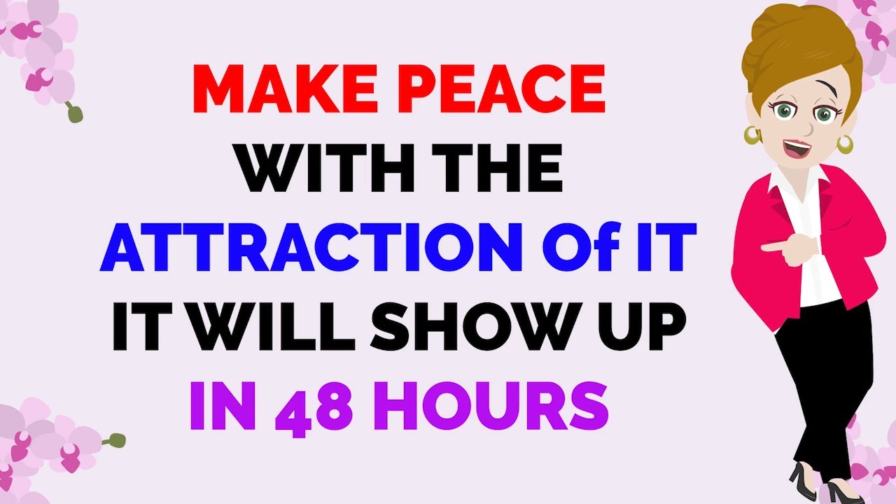 Abraham Hicks ~ Make Peace With The Attraction Of It ★🧡And Watch How Magically it Will SHOW UP 🧡★