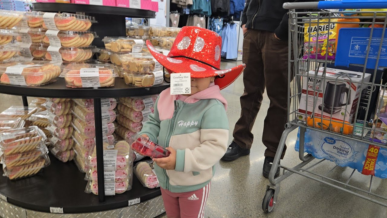 Comprando unas cosas para llevar 