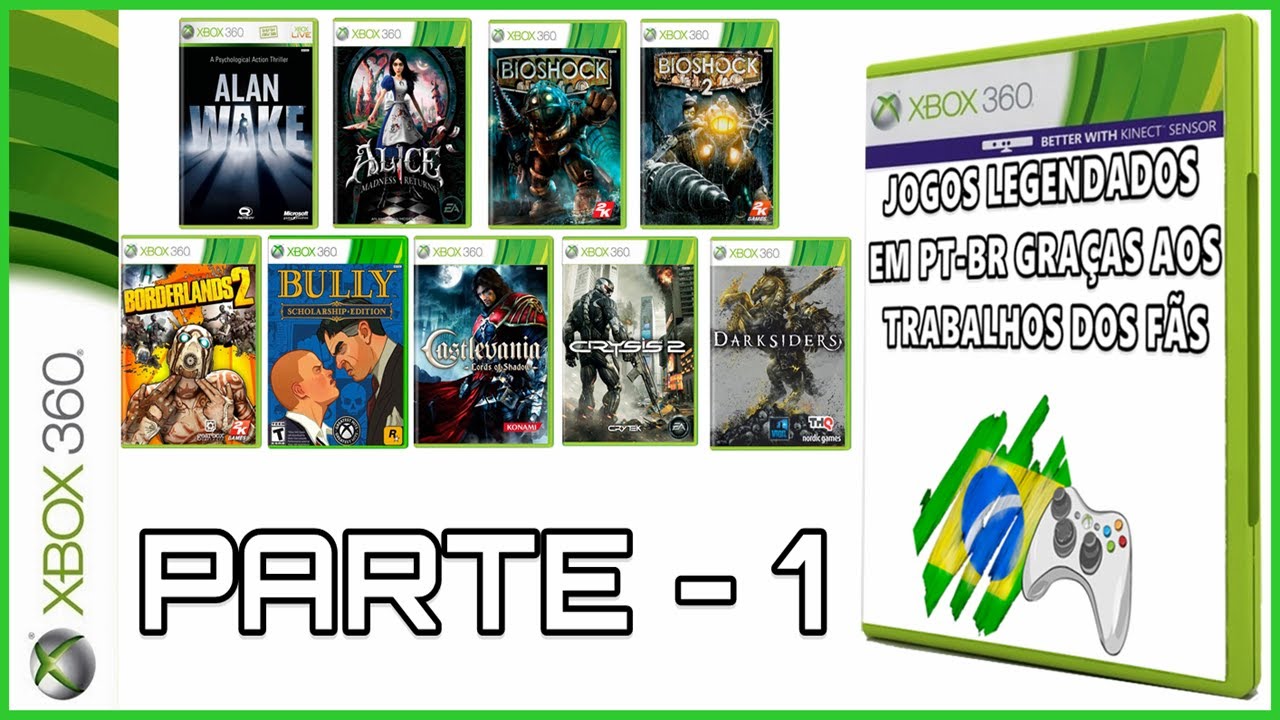 JOGOS TRADUZIDOS EM PT-BR POR FÃS PARA XBOX 360 ( PARTE 1 )