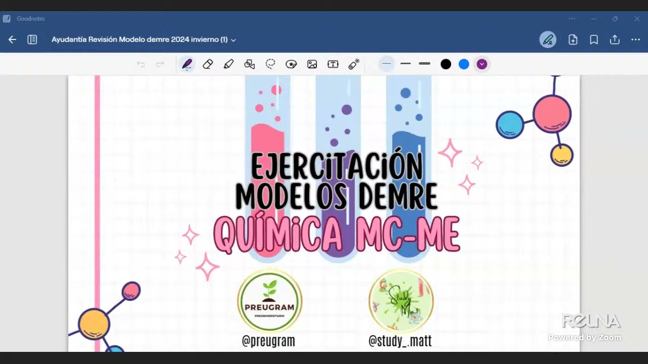 Ejercitación Química PAES Preugram #PAES #QUIMICA