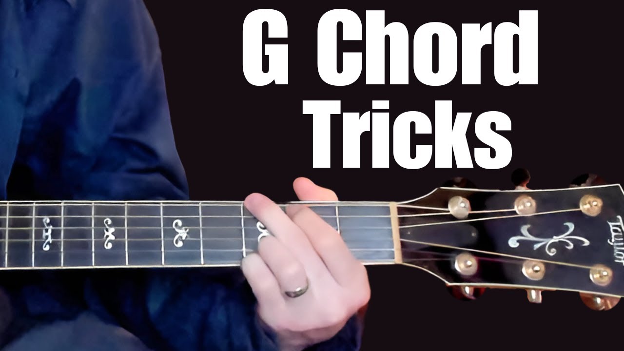 5 Easy G Chord riffs to get your fingers in shape...a guitar lesson