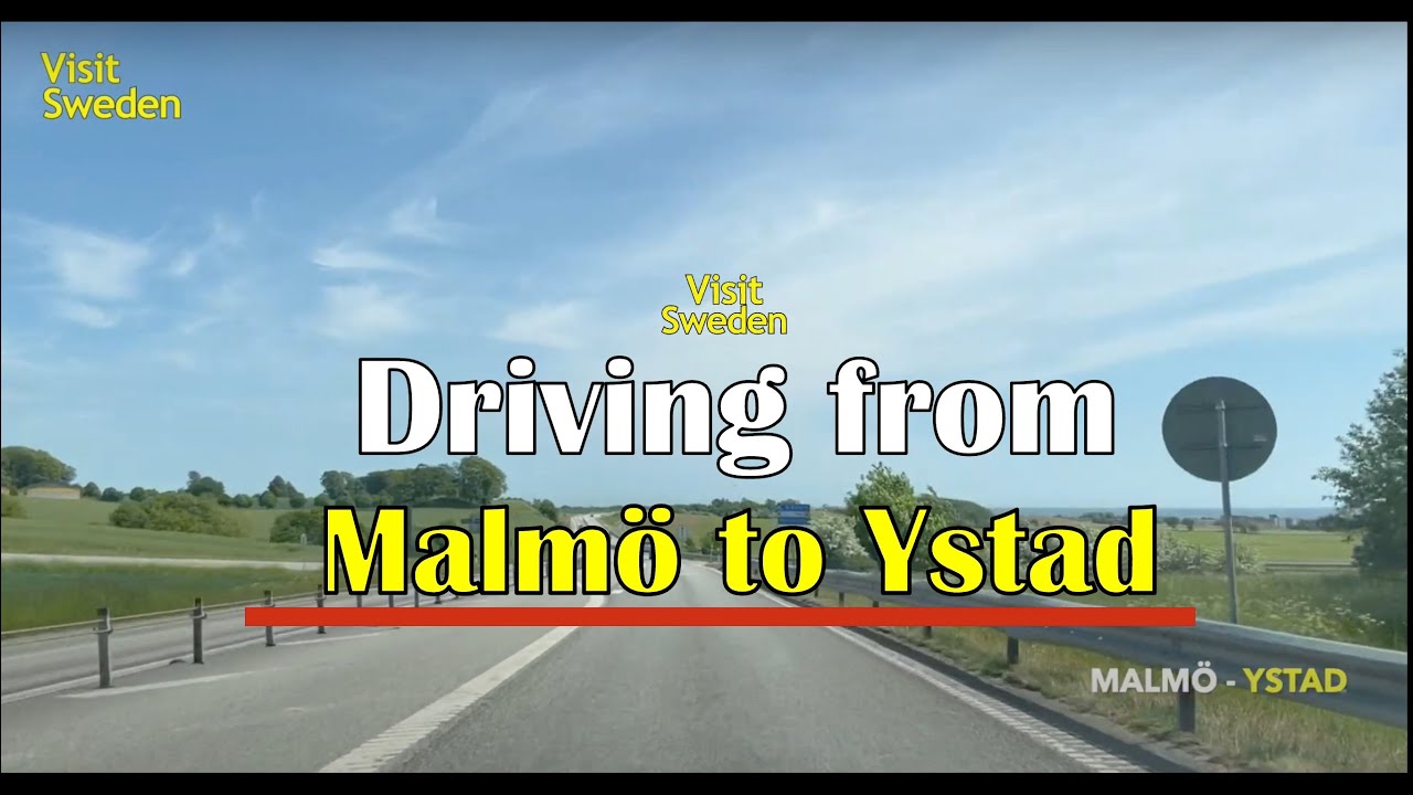 Driving from Malmö to Ystad - June 2023