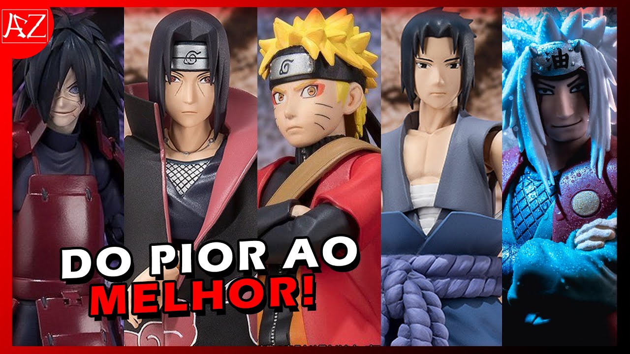 OS PIORES e MELHORES S.H.Figuarts de NARUTO JÁ LANÇADOS
