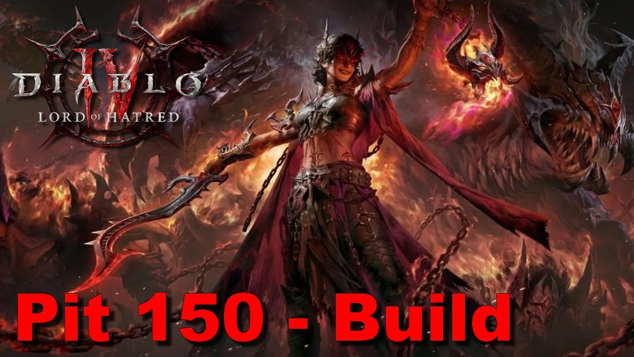 Diablo 4 - Warlock Pit 150 and Build Eviscerate Bleed in Season 13