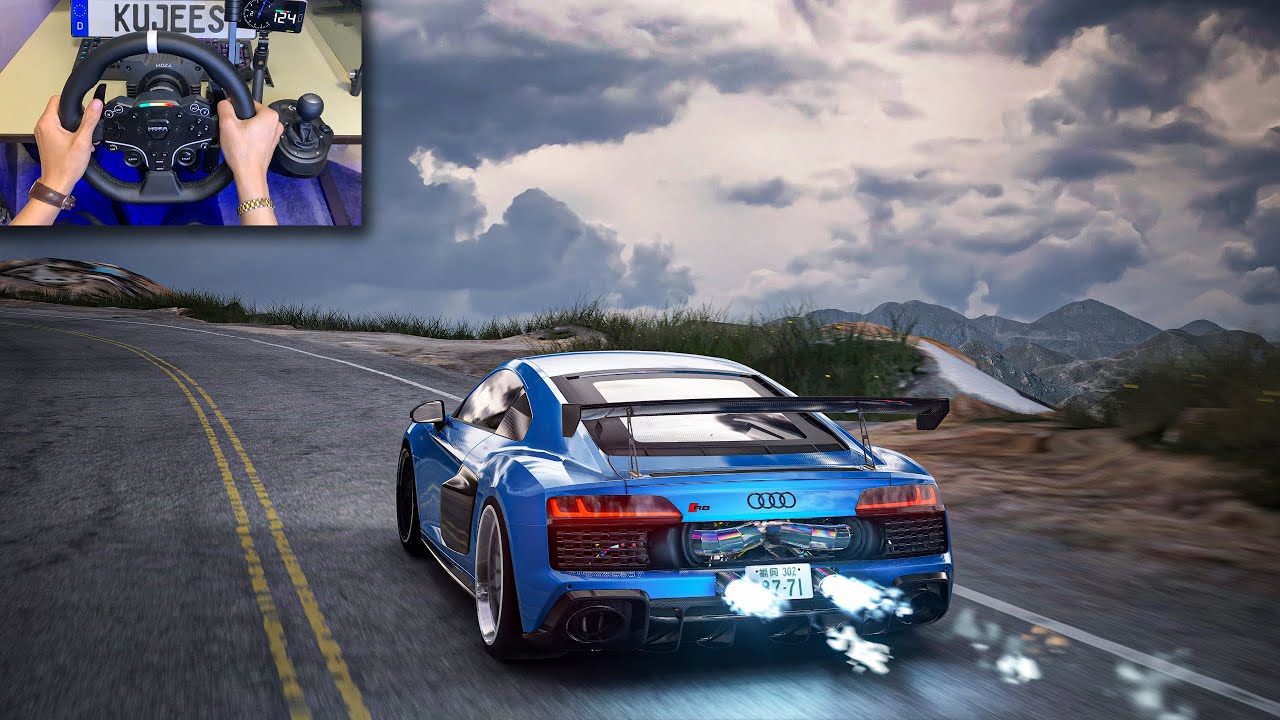 Assetto Corsa - Audi R8 Coupé V10 | MOZA R5 Gameplay
