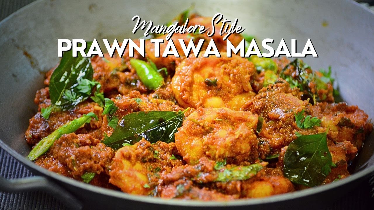 A Must Try for all Seafood Lovers - Mangalorean Prawn Tawa Fry | Spicy and Tangy Seafood Delight