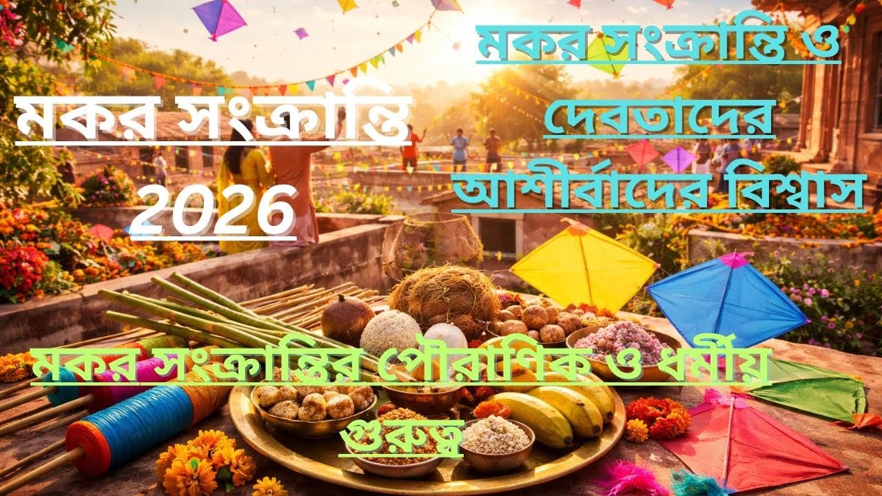 মকর সংক্রান্তি 2026 | মকর সংক্রান্তির গুরুত্ব | Makar Sankranti 2026 | Makar Sankranti Gurutto | 