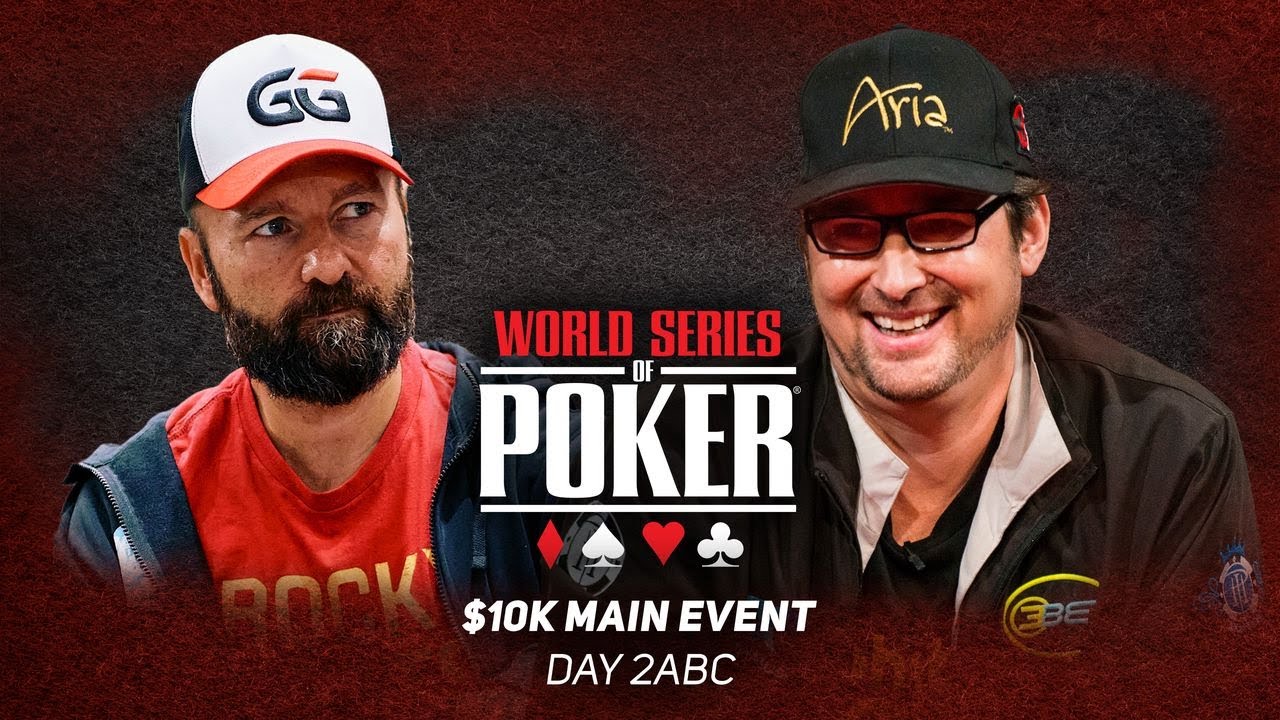 WSOP Main Event | Day 2ABC with Daniel Negreanu & Phil Hellmuth!