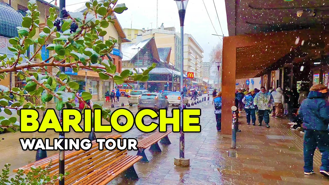 Discover BARILOCHE Beautiful and Amazing  - Argentina 4K Walk Tour