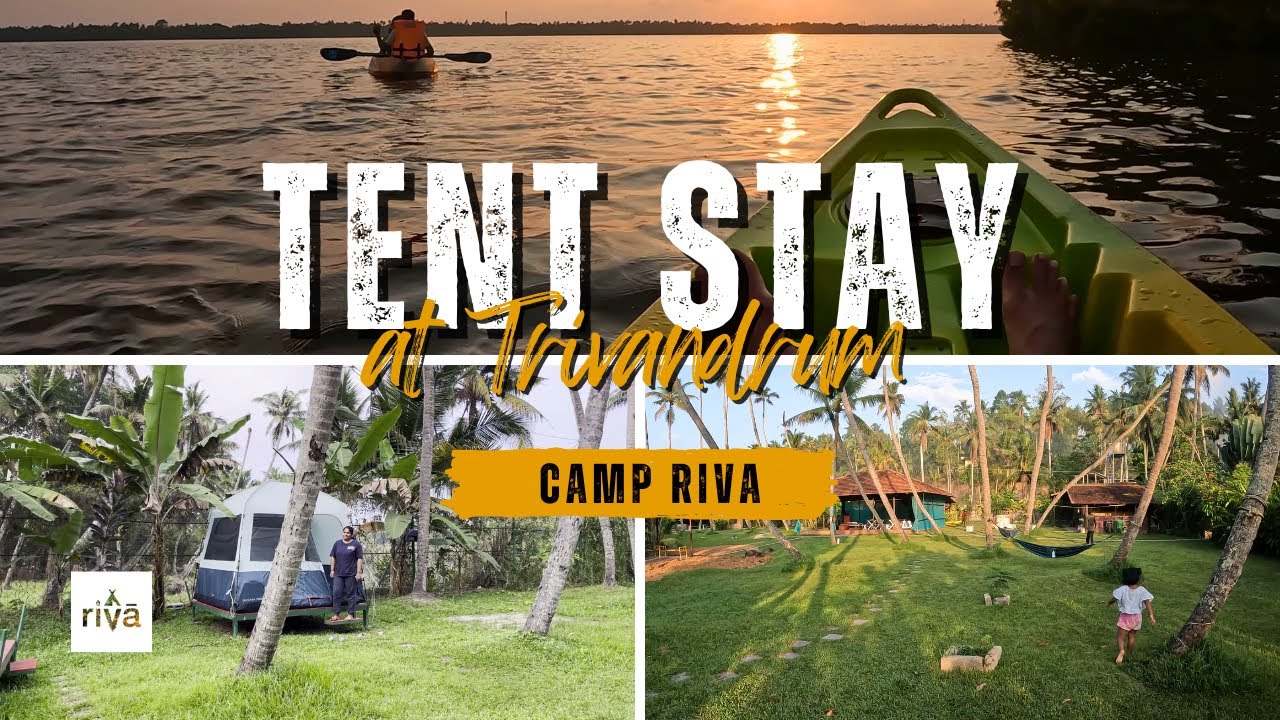 🌿✨ Family Tent Stay in Trivandrum | Kayaking & BBQ Night Adventure! 🏕🔥