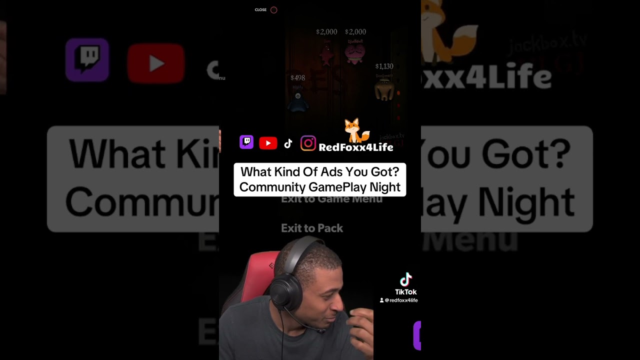 What Kind Of Ads You Got? Community GamePlay Night #jackbox #twitch #youtube #instagram #foryoupage