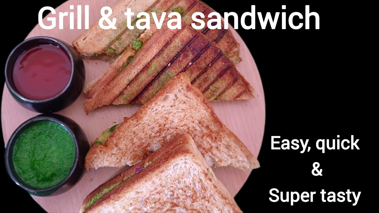 Aloo sandwich| masala sandwich|quick grilled &tava sandwich| healthy lunch box recipe 🥪
