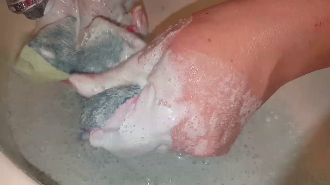 Asmr Creamy Bubbly Sponge Play