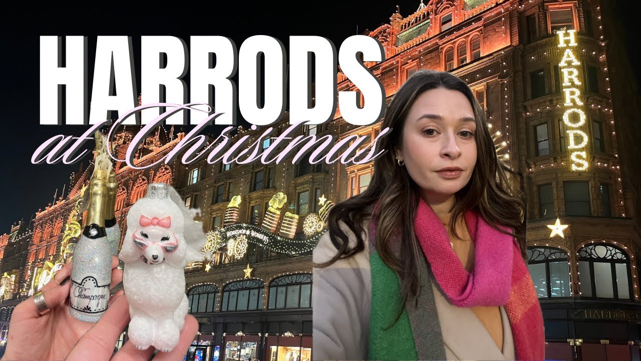 ✨ Harrods Christmas Tour 2024 | A Magical Holiday Experience at London's Iconic Department Store 🎄