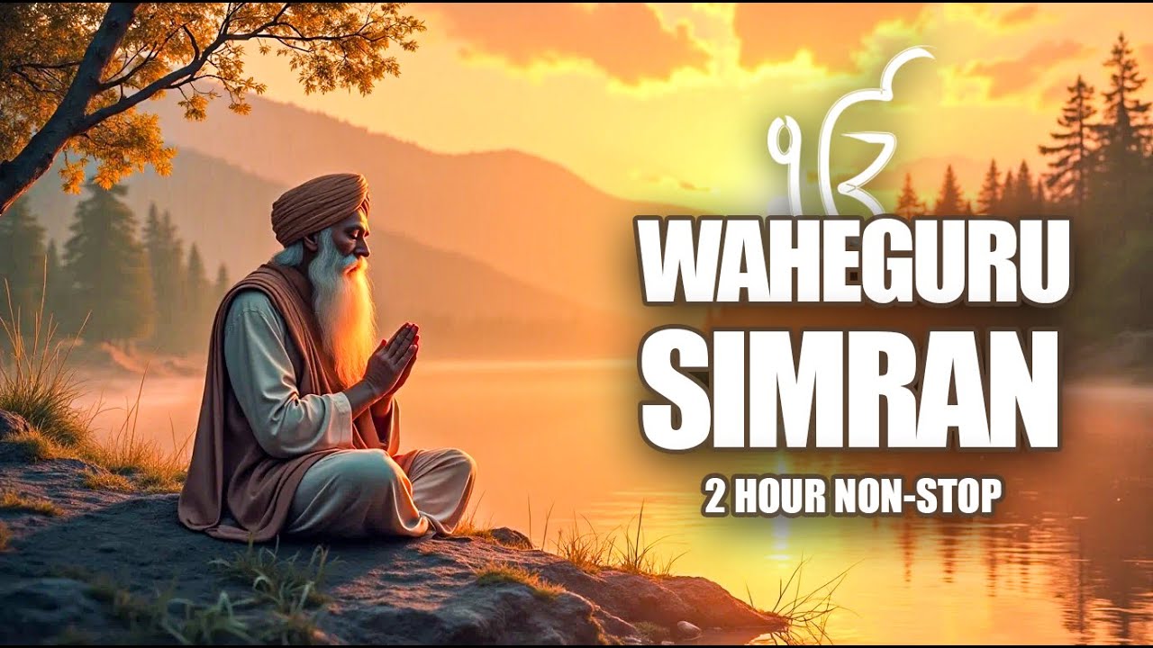 Waheguru Simran | 2 Hour Soothing Meditation | Gurbani Kirtan for Inner Peace | VedicOne