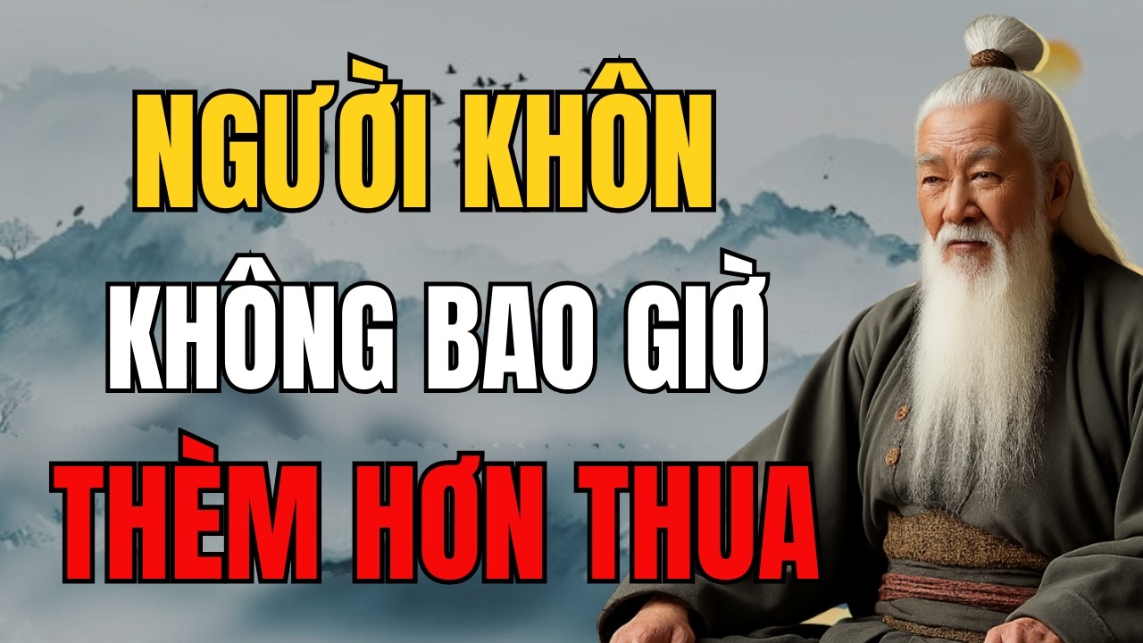 CỔ NHÂN DẠY – Càng Khôn Ngoan Càng Không Tranh Hơn Thua | Tinh Hoa Cổ Nhân