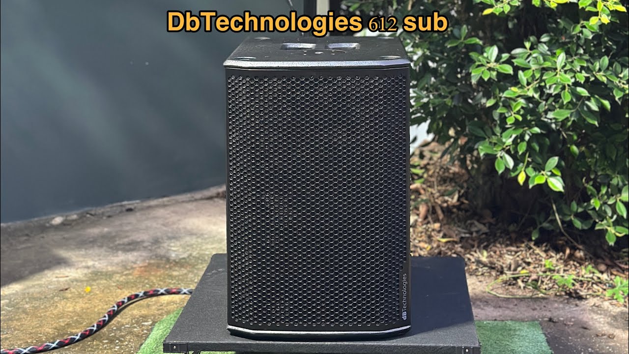 DBTechnologies 612sub+EV everse 8  Speaker Setup and Sound Test #EV#dbtechnologies 