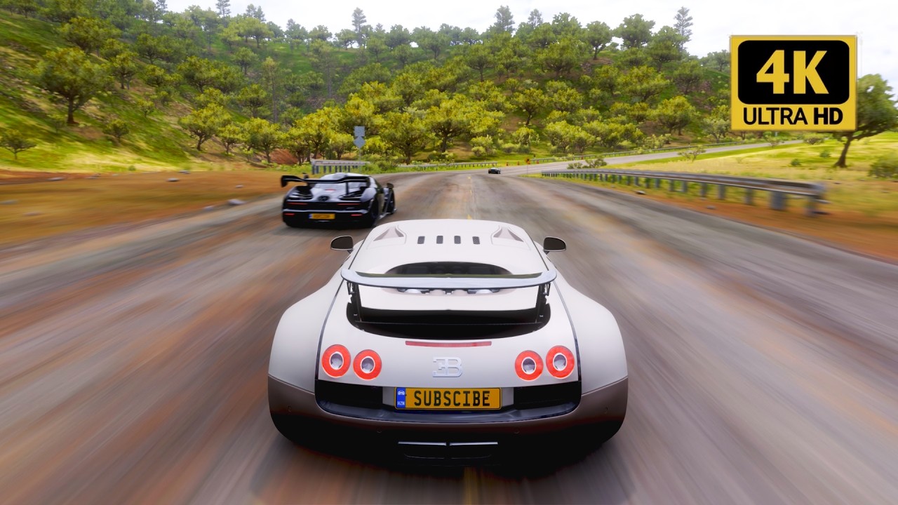 Bugatti Veyron Super Sport vs Track Toys - Forza Horizon 5