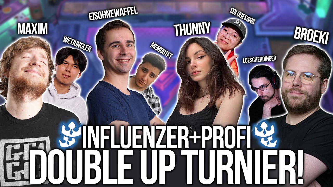 MEIN DOUBLE UP TURNIER - Influenzer + Profi! | TFT Double Up Turnier - Game 1