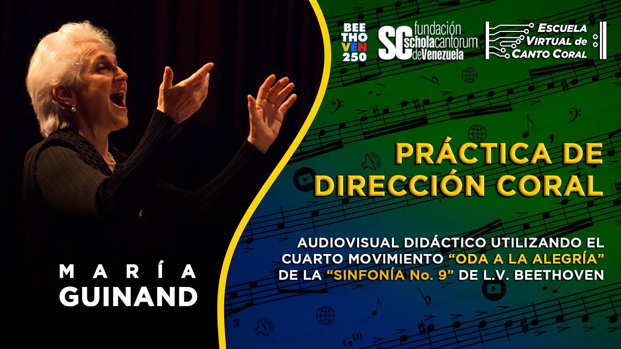 MARÍA GUINAND | Práctica de Dirección Coral | 9º SINFONÍA (4º Mov.) L. V. BEETHOVEN / F. SCHILLER