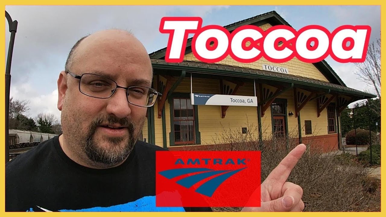 Amtrak Station Tour - Toccoa, GA - Small Town Charm All Around!