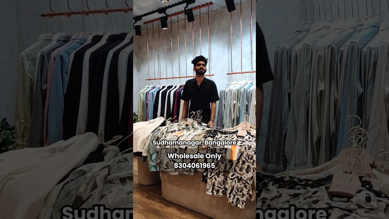 Trendy menswear manufacturer and Exporter In Bangalore Sudhamanagar.#manufacturer #menswear#garment.