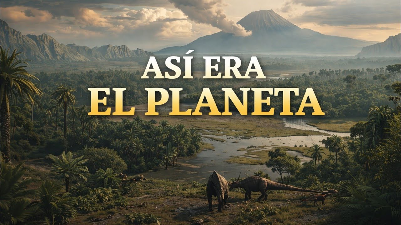 ASÍ ERA EL PLANETA CUANDO LOS DINOSAURIOS DOMINABAN LA TIERRA