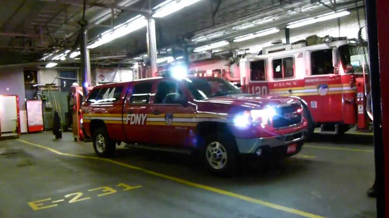 FDNY Battalion 44 goes on a run outside of its district