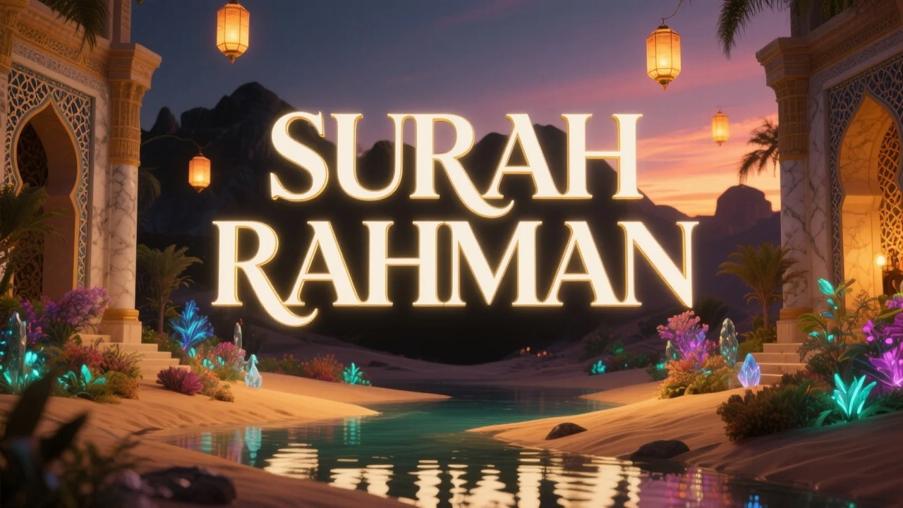 Surah Ar Rahman سورة الرحمن | قرآن هادئ يريح القلب ويزيل القلق | #surahrahman