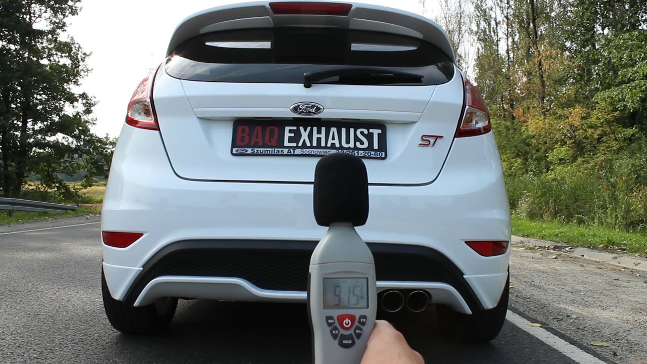 Ford Fiesta ST mk7 1.6 EcoBoost | Baq Exhaust | Turbo-back exhaust system