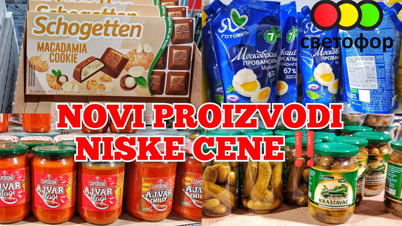 Svetofor Market Najpovoljnije Cene - Novi Proizvodi i Velika Sniženja #svetofor #srbija 