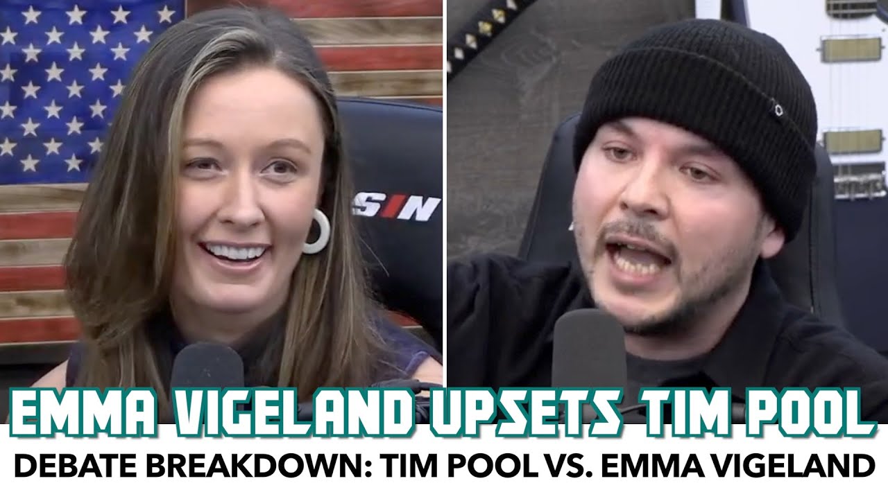 Emma Vigeland Upsets Tim Pool During Wide-Ranging Discussion