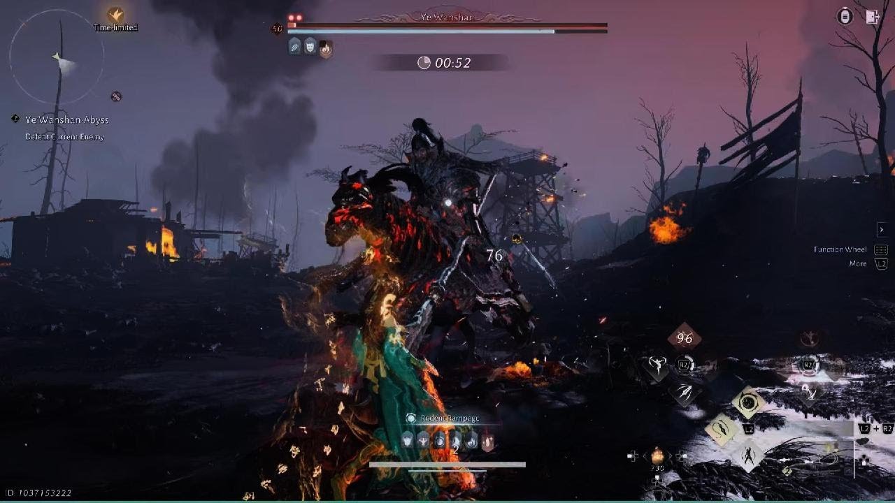 Ye Wanshan No Hit Run Abyss Trials|Where Winds Meet