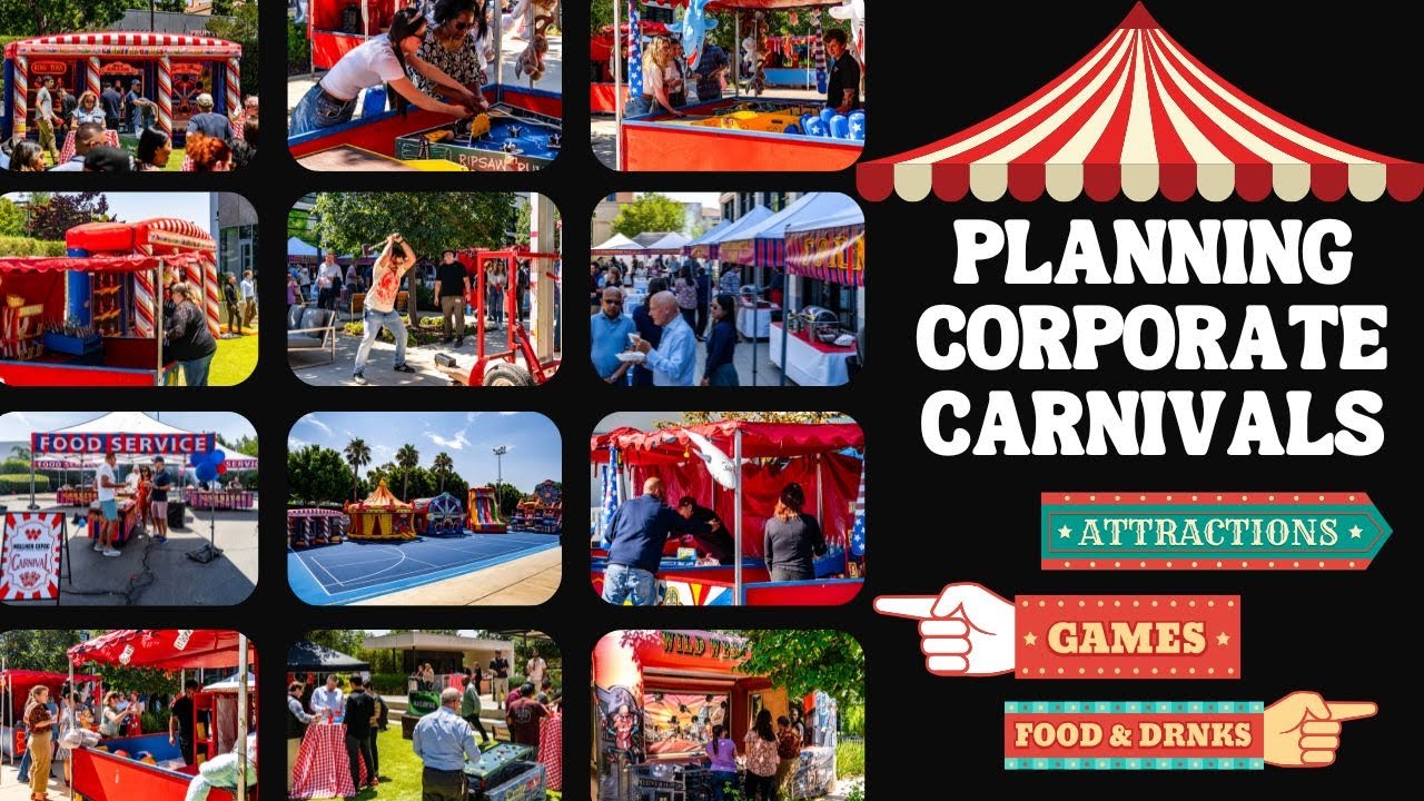 Corporate Carnival Themed Games & Entertainment for Company Picnics and Community Fairs & Festivals