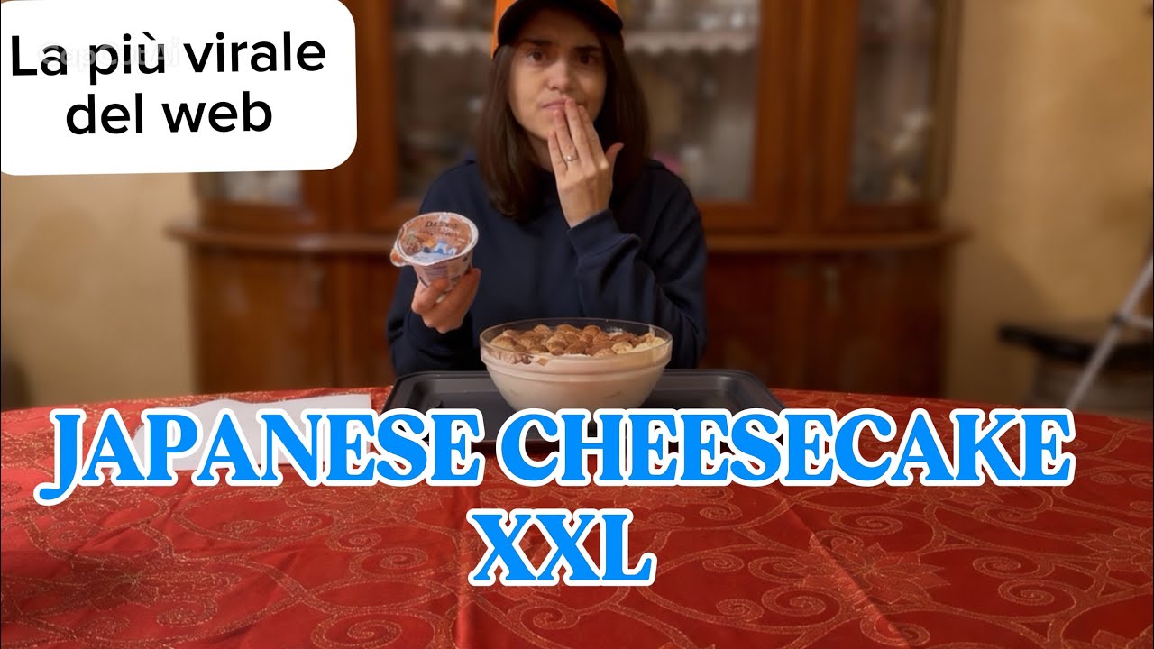 MANGIO UNA CHEESECAKE GIAPPONESE GIGANTE - Il dolce più virale del web!