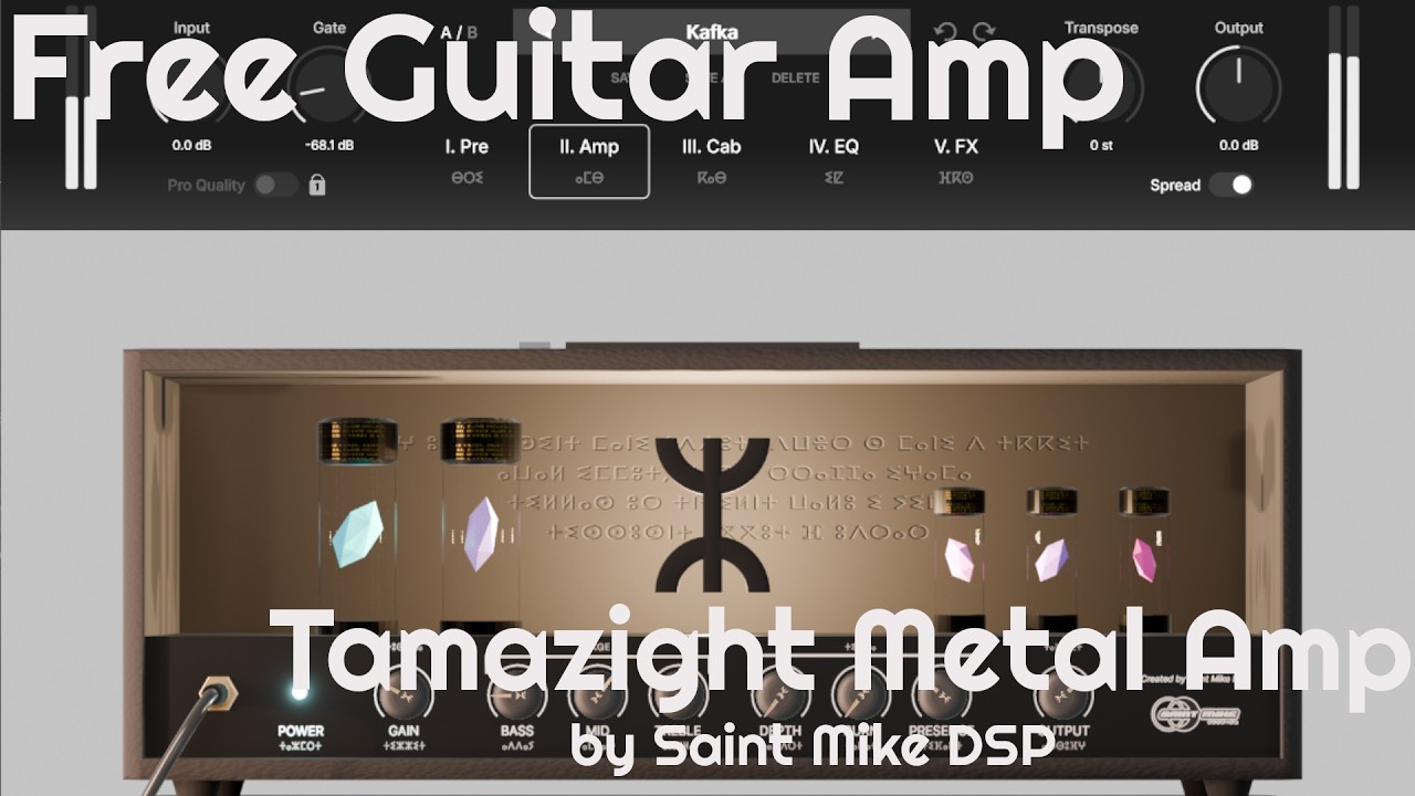Free Guitar Amp - Tamazight Metal Amp by Saint Mike DSP (No Talking)