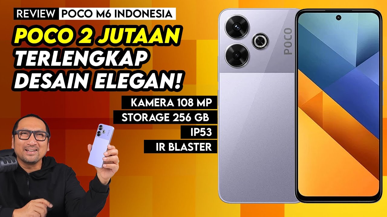 Smartphone POCO Terlengkap & Elegan di Harga 2 JT - REVIEW POCO M6 Indonesia