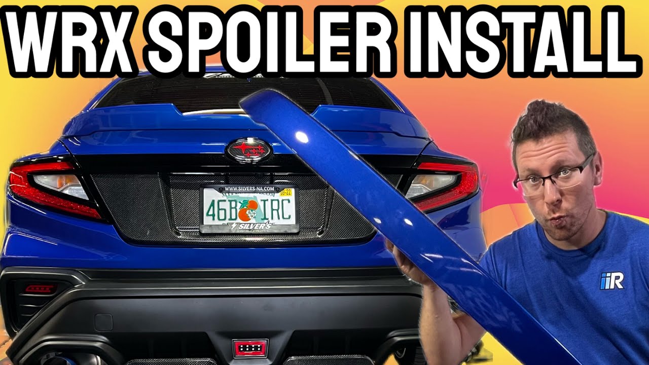 How to Install Noble V1 & V2 Spoiler for the 2022 & 2023 Subaru WRX