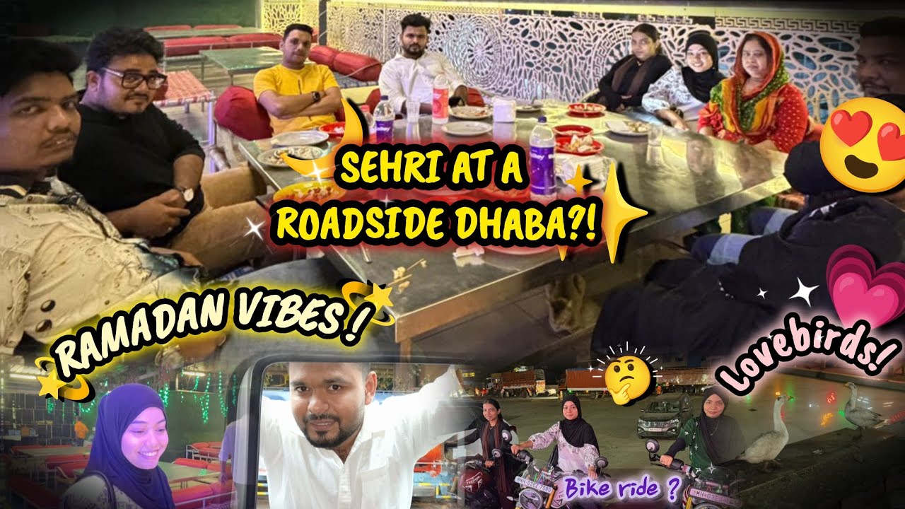 Dhaba wali Sehri with my family✨|Family time💫|Ramadan vibes🤍|Fatima Khan|