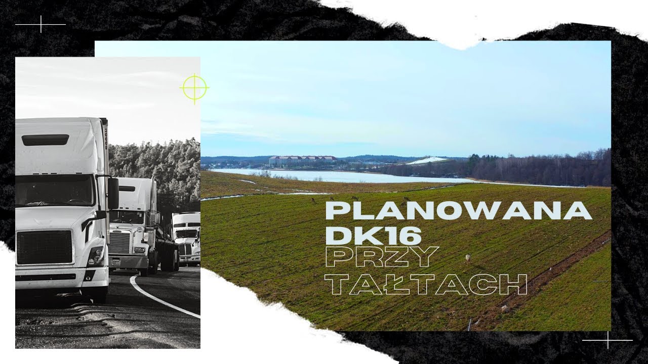 Planowany przebieg DK16 | Tałty
