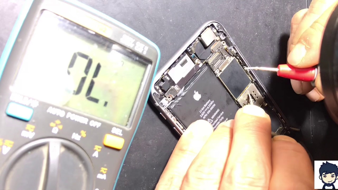 iPhone 6s нет подсветки и изображение не включается