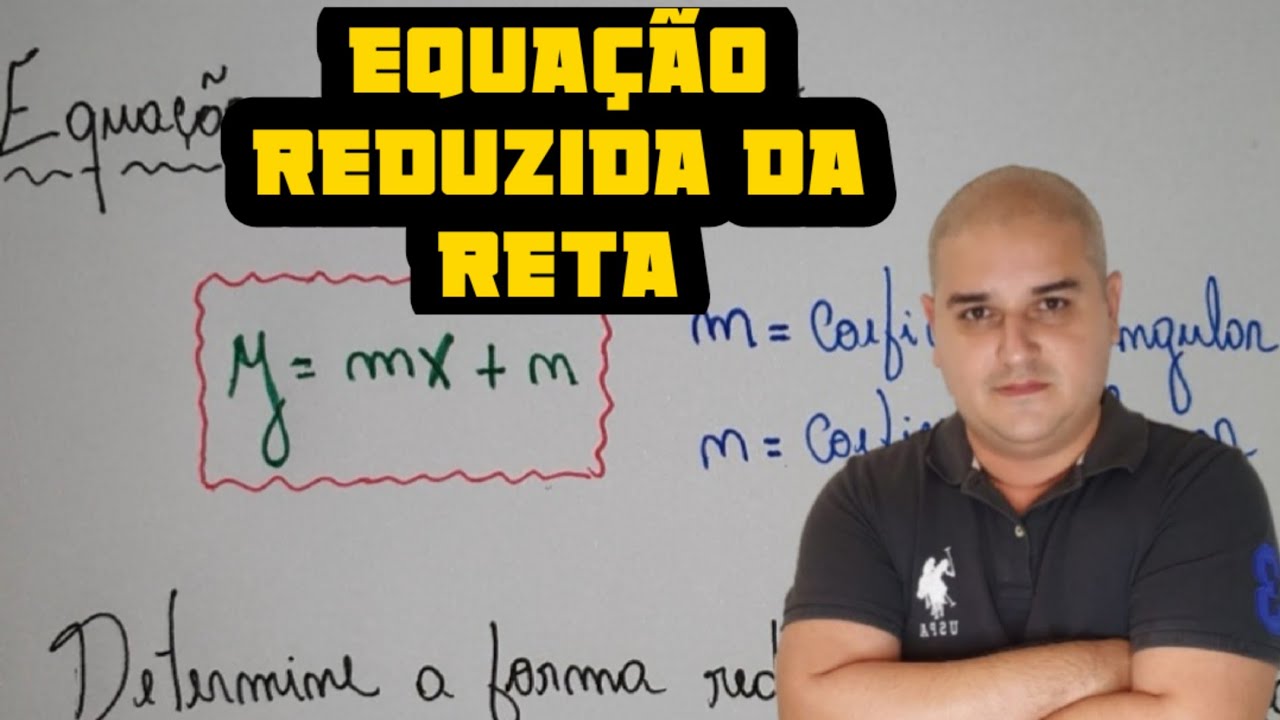 Geometria anal&iacute;tica - Equa&ccedil;&atilde;o Reduzida da Reta