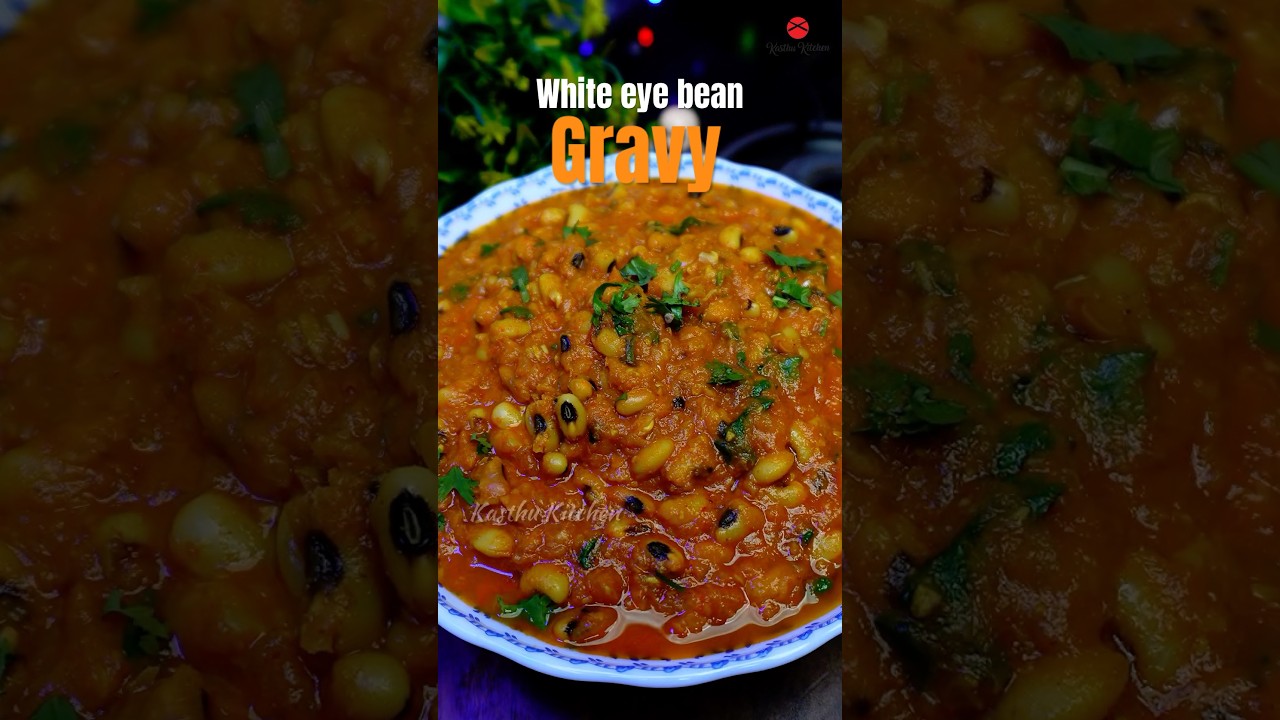 🌀 idli dosa ku edhai try panunga 🤩| white eye bean gravy #gravy #food ##shorts #cooking
