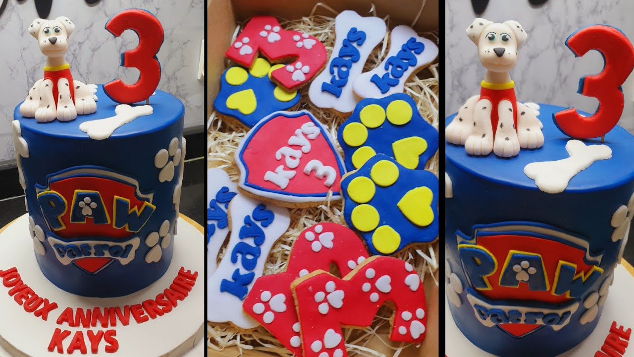 cake design paw patrol