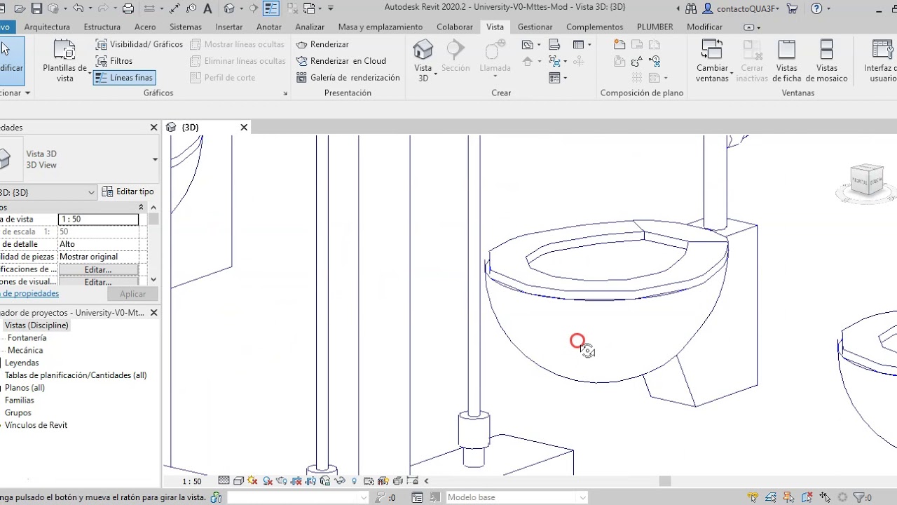 Plugin PLUMBER Para REVIT MEP: Cálculo Separado de Tuberías de Distribución y de Redes Interiores