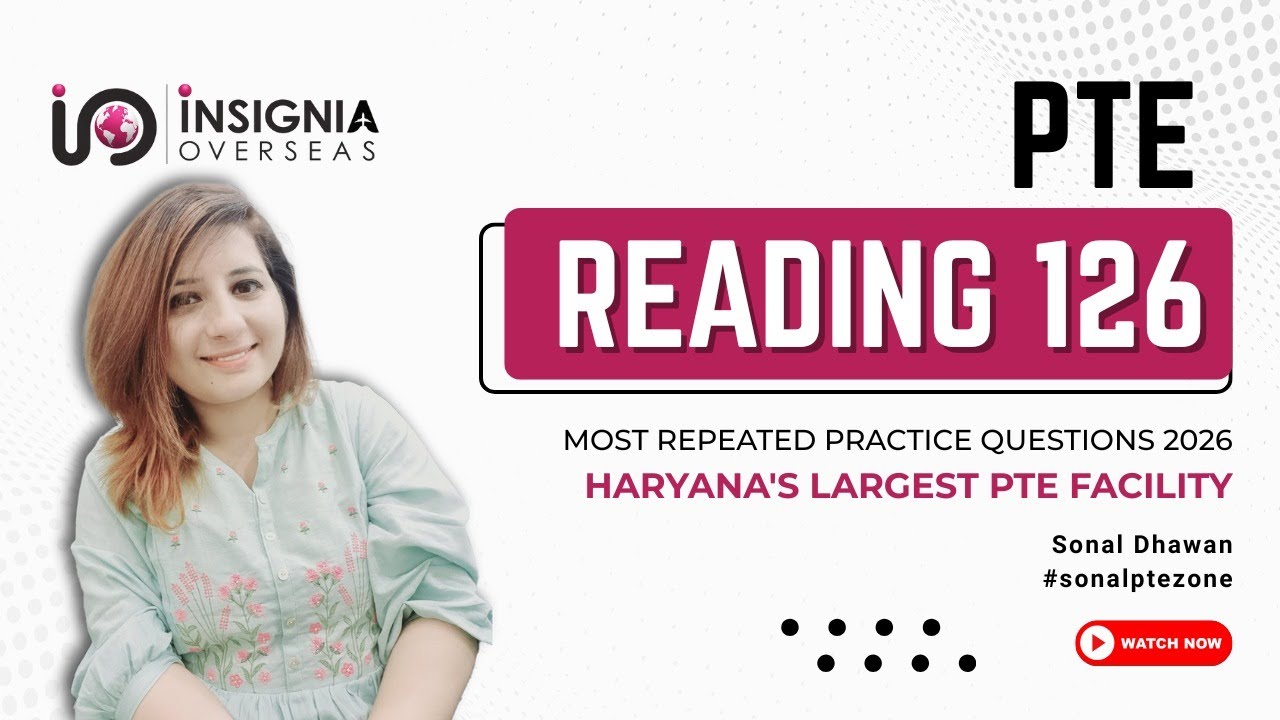 PTE FULL MOCK TEST  |  PTE READING MOCK TEST ｜PTE READING ｜PTE PRACTICE QUESTIONS #insigniaoverseas